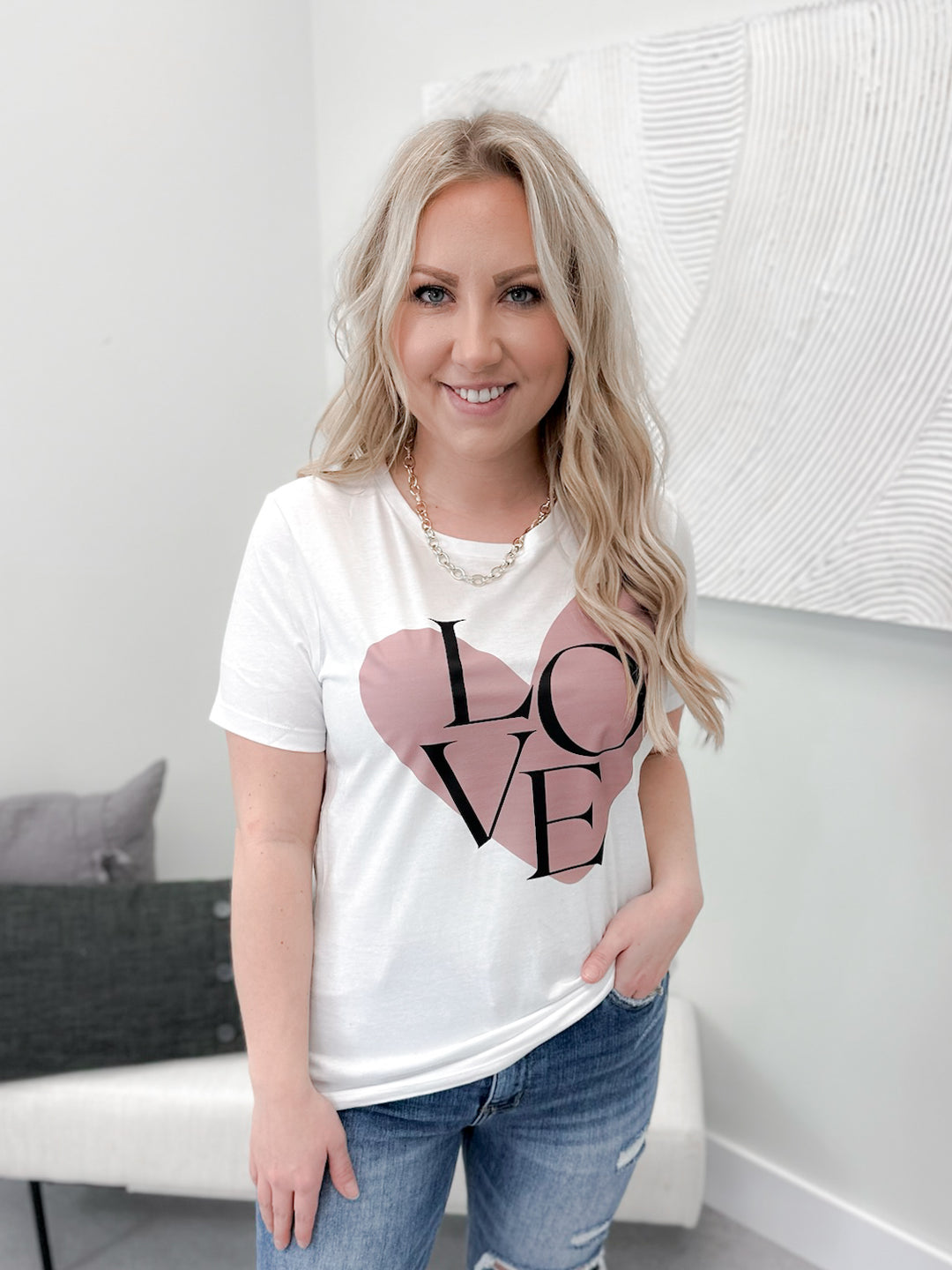 Love Skips A Beat Tee by Ash + Antler