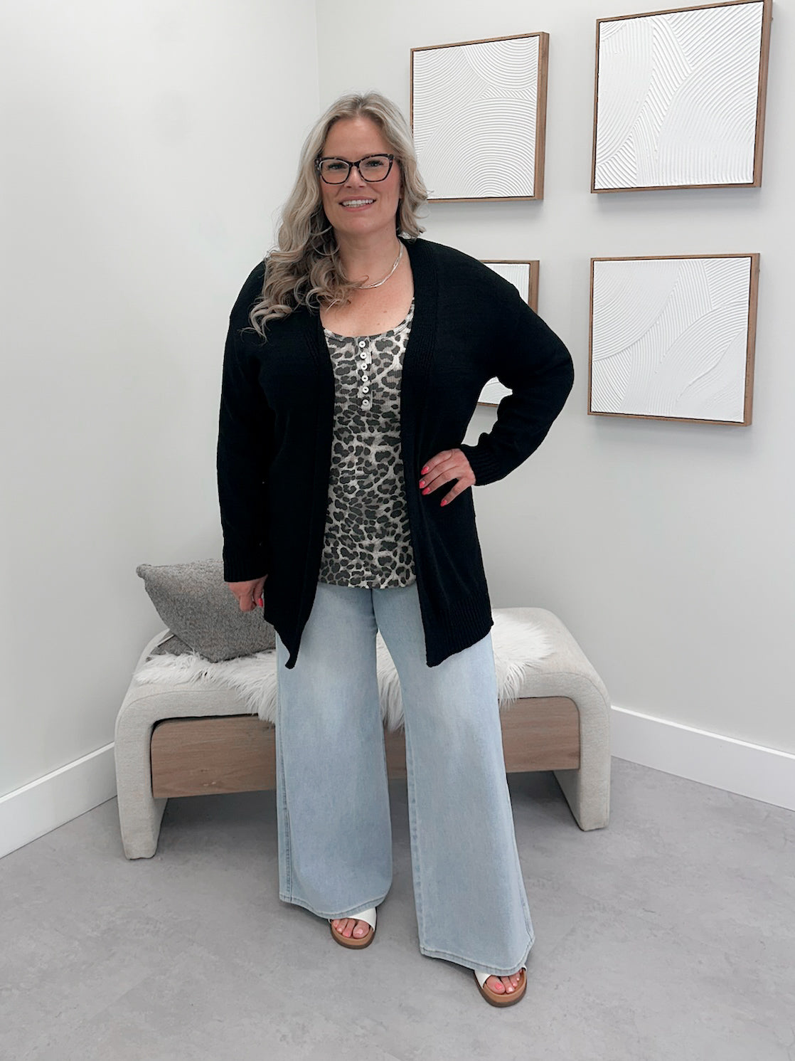 Billie Cardigan in Black