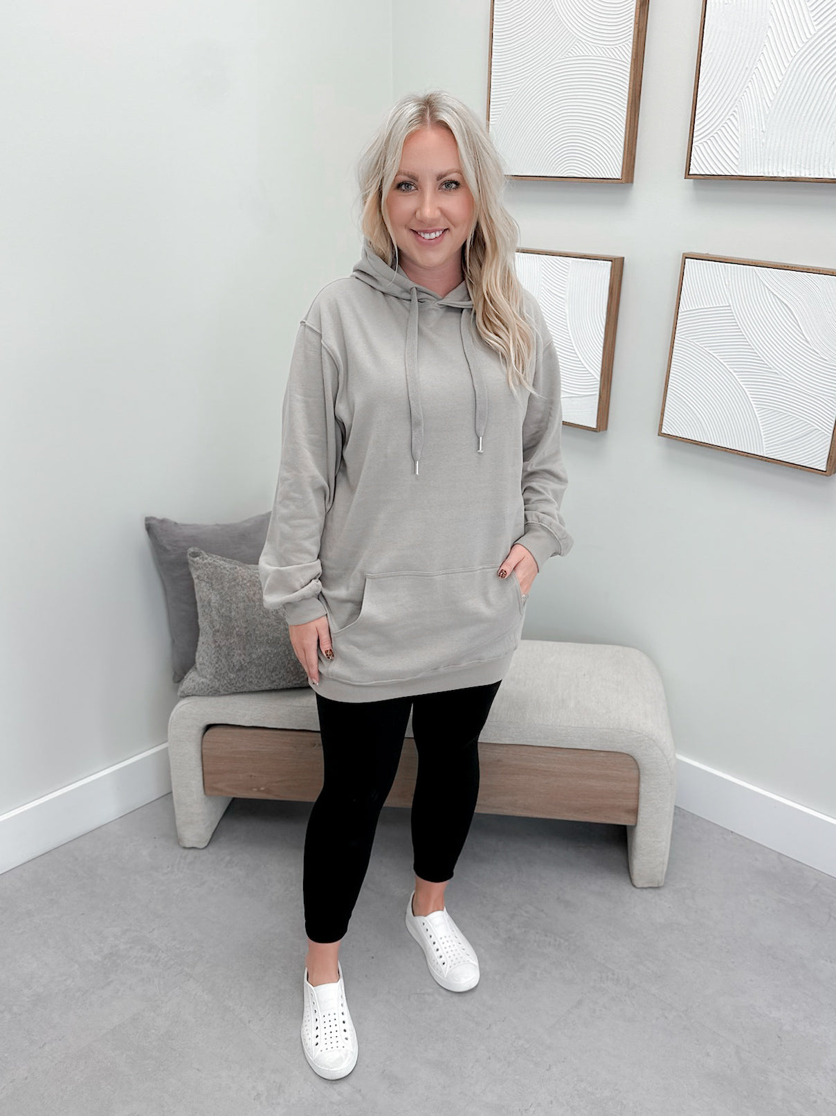 126 Hoodie in Stone by Twenty Nine The Label