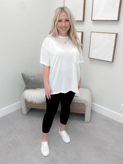 Kennedy Tee in Cloud