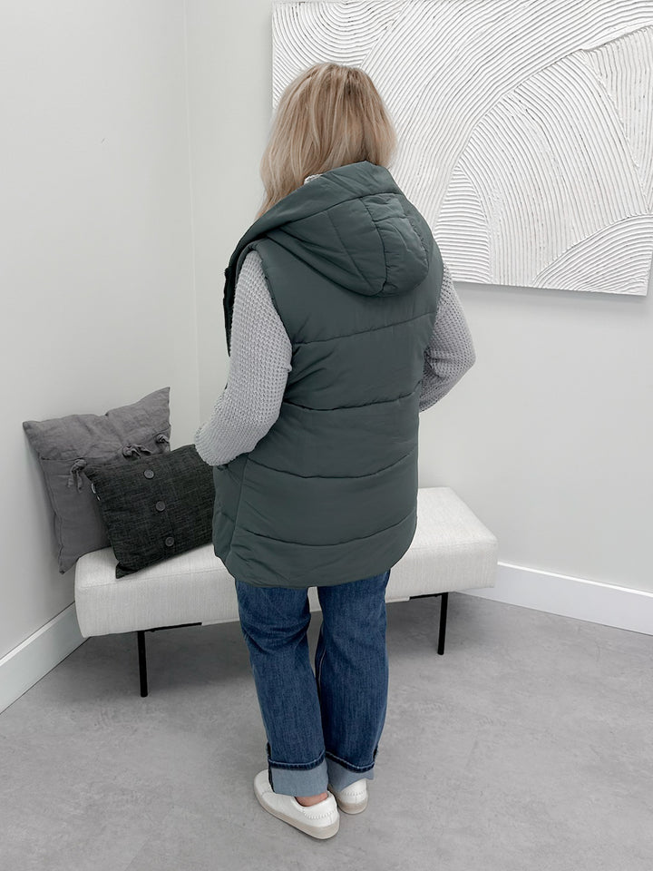 Tatum Vest in Drizzle