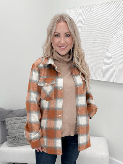 Laith Shacket in Pumpkin