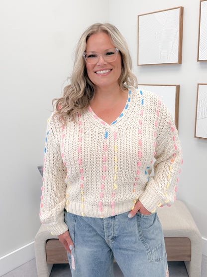 Phoebe Sweater in Cream