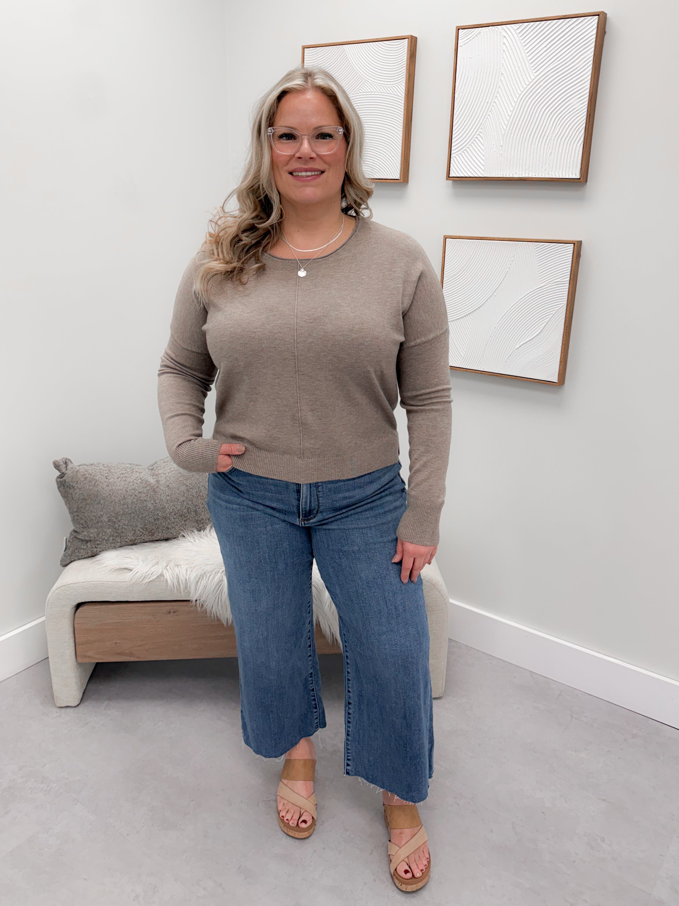 Destiny Sweater in Mocha