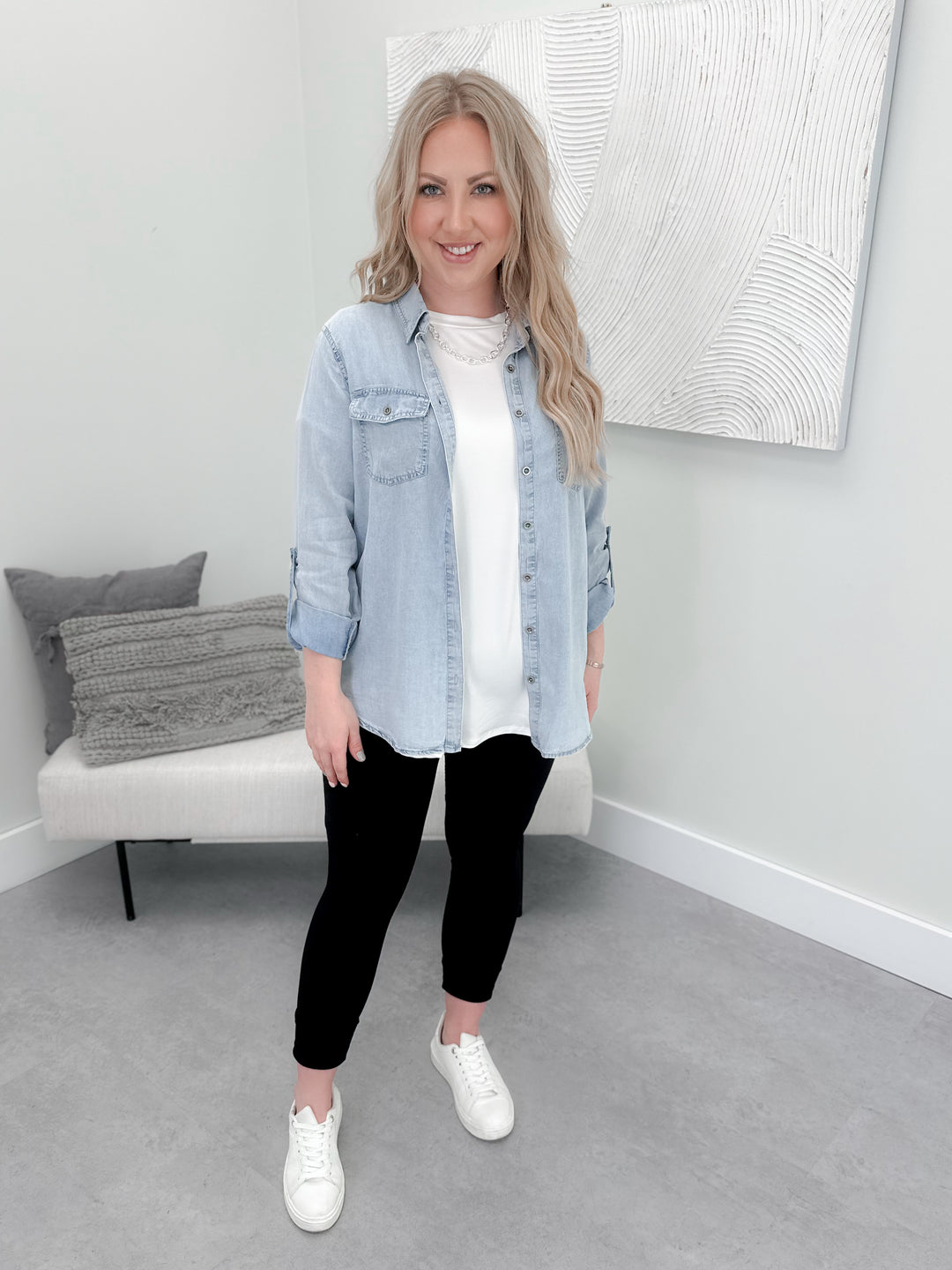Jules Denim Button Up