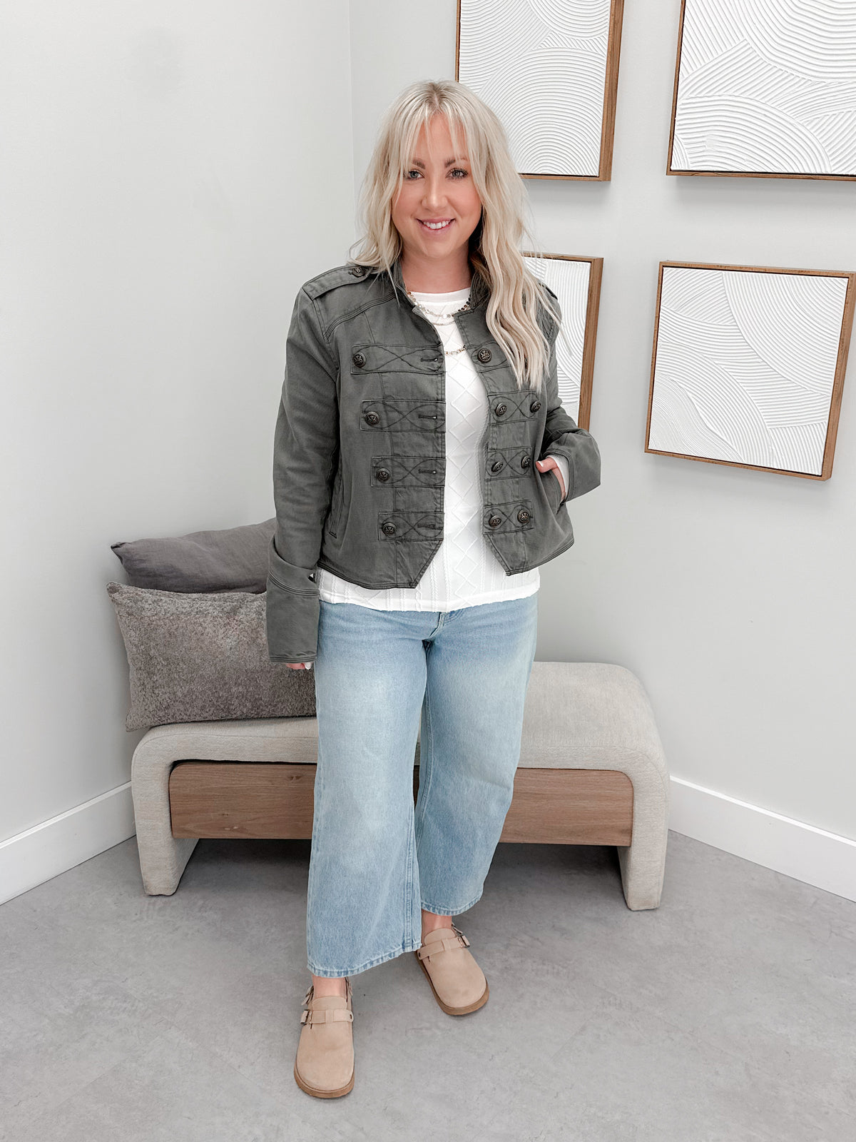 Ryland Tailored Band Jacket in Laurel Canyon by Free People