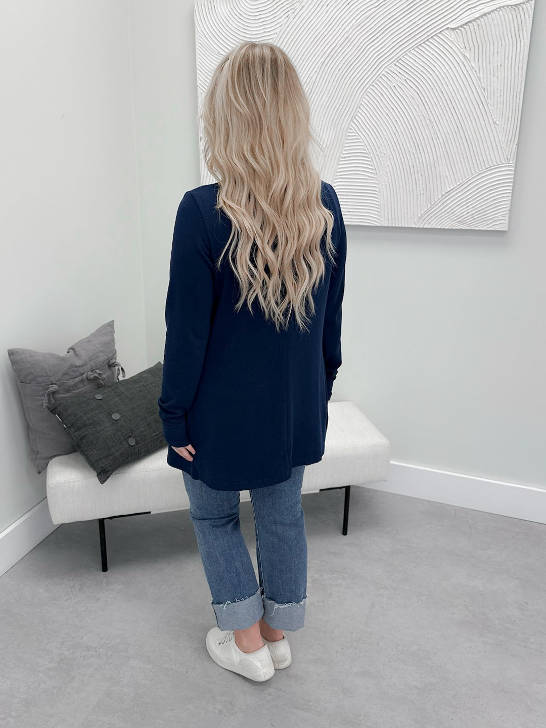 Cori Cardigan in Navy