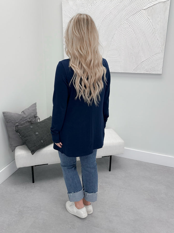 Cori Cardigan in Navy