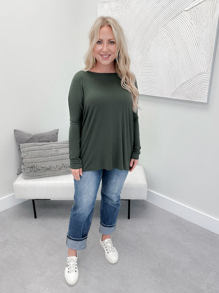 Shania Long Sleeve in Forest