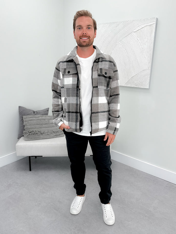 Magnus Mens Jacket in Slate