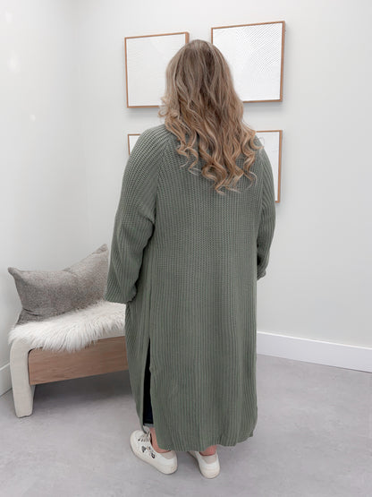 Callie Cardigan in Olive by Pol