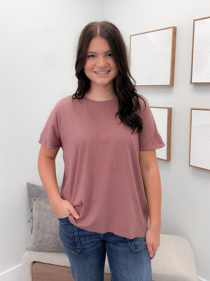 Jessie Tee in Rose Taupe