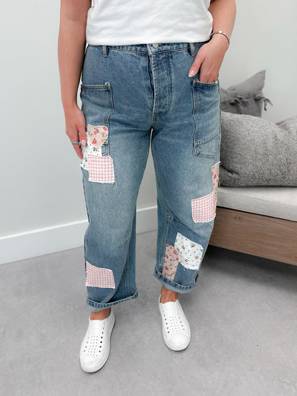 Patch Barrel Jeans