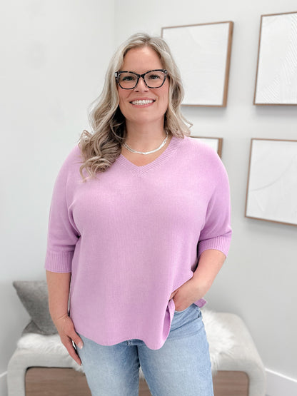 Gabby Sweater in Lavender