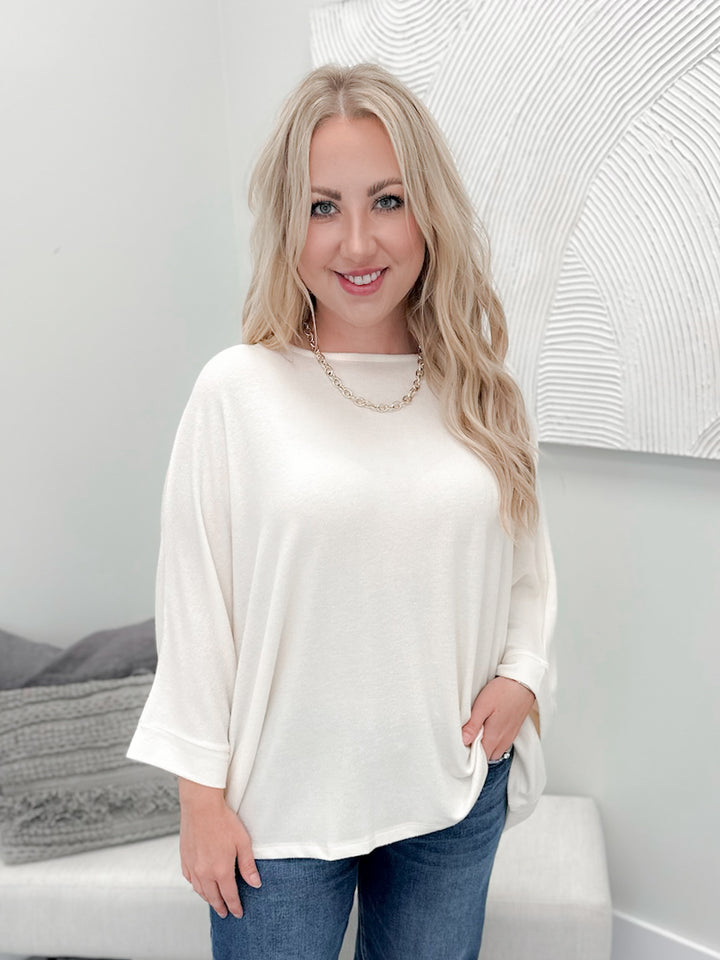 Finley Top in Cream