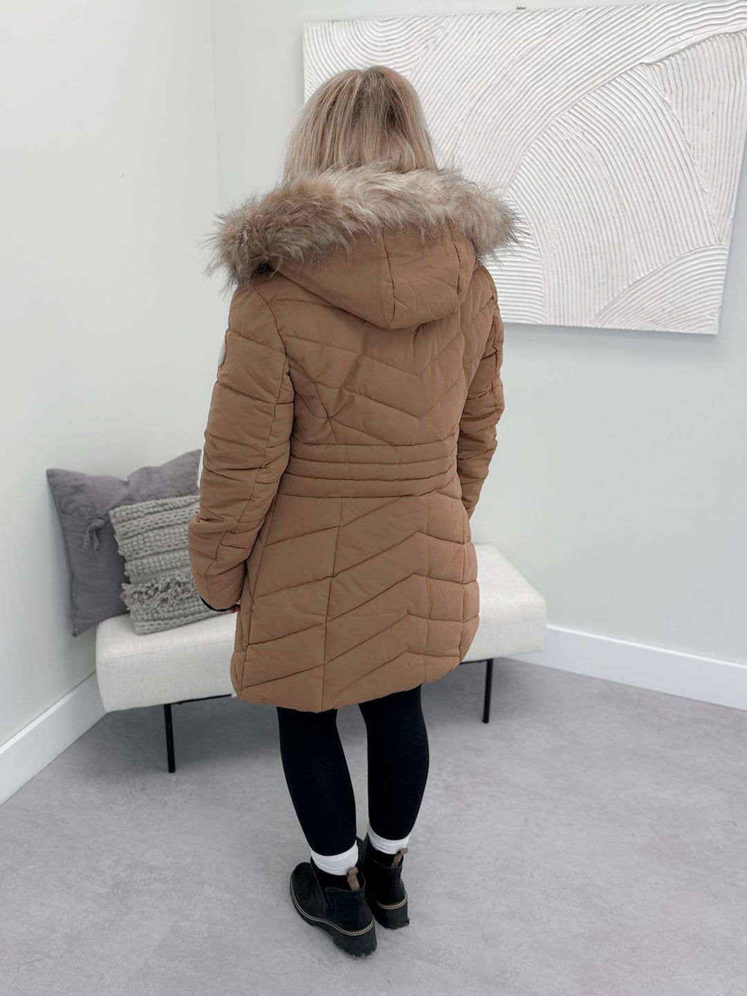 Whistler Chevron Parka in Bronze