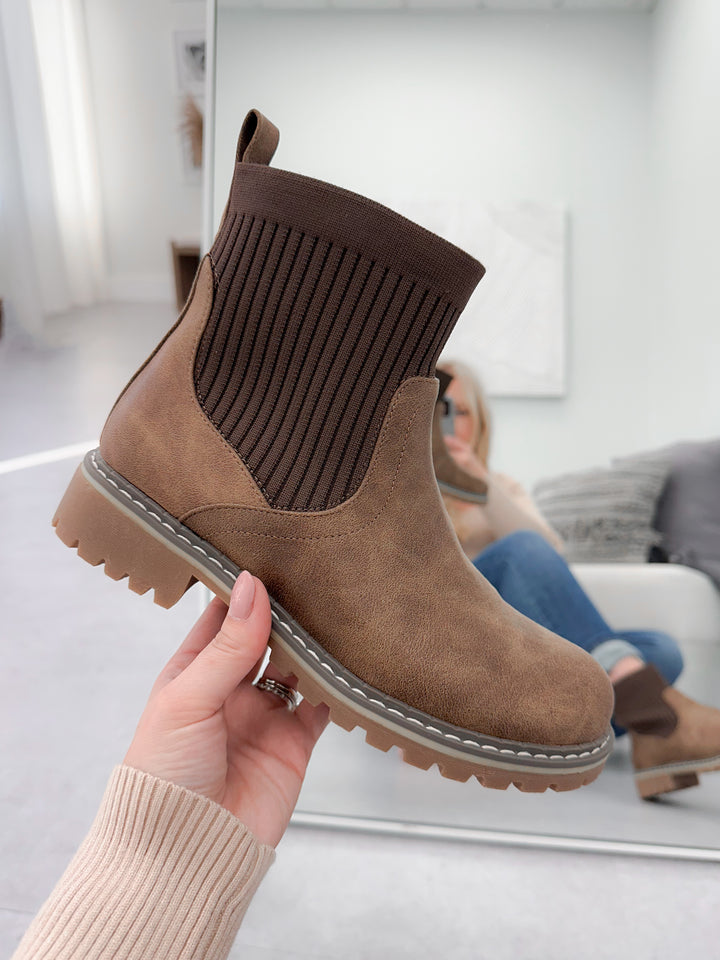 Cabin Fever Boot in Tan by Corkys