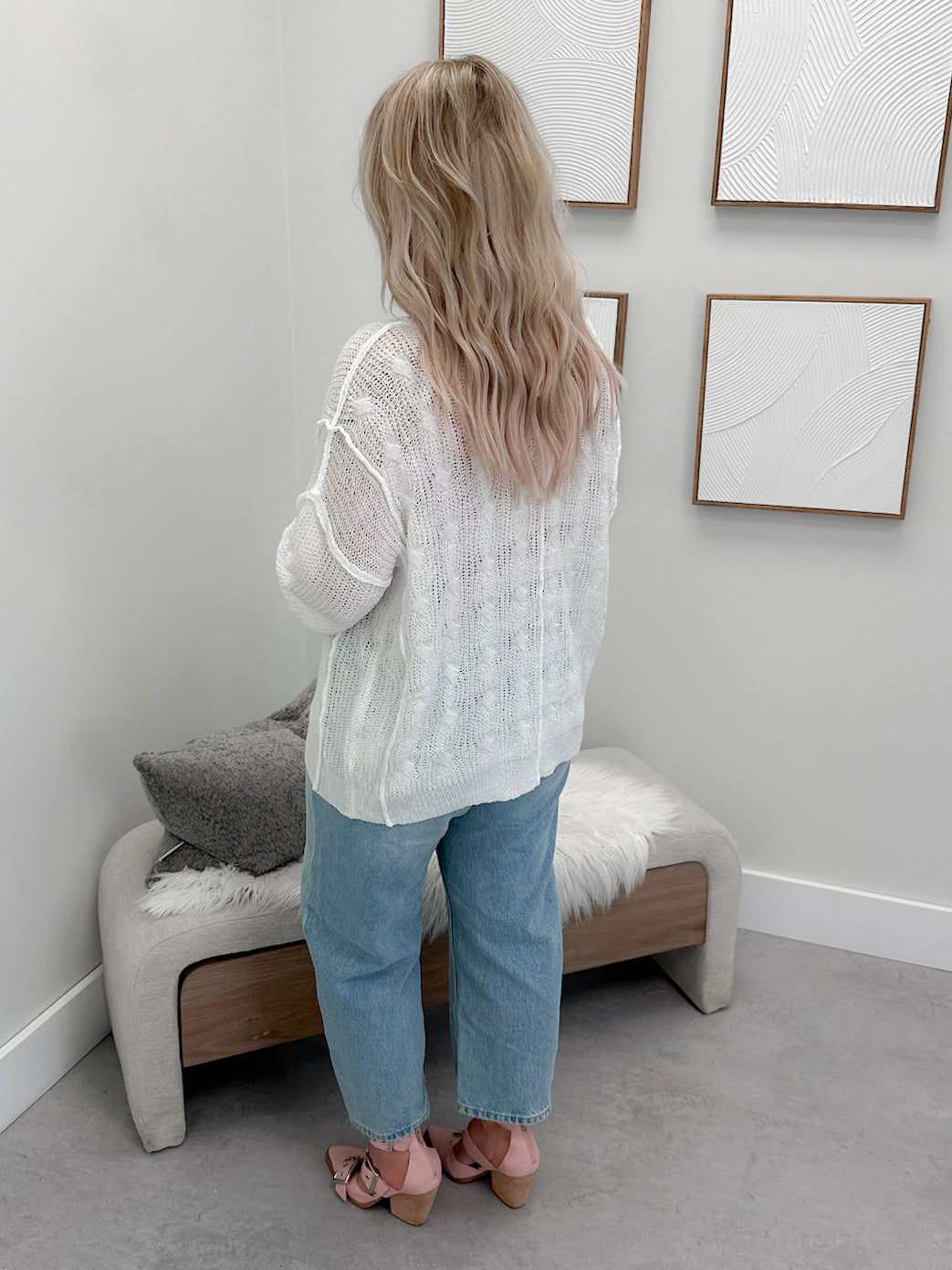Rani Sweater in Ivory