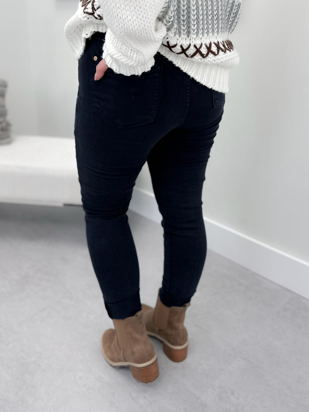 Marianne Tummy Control Jeans in Navy by Judy Blue