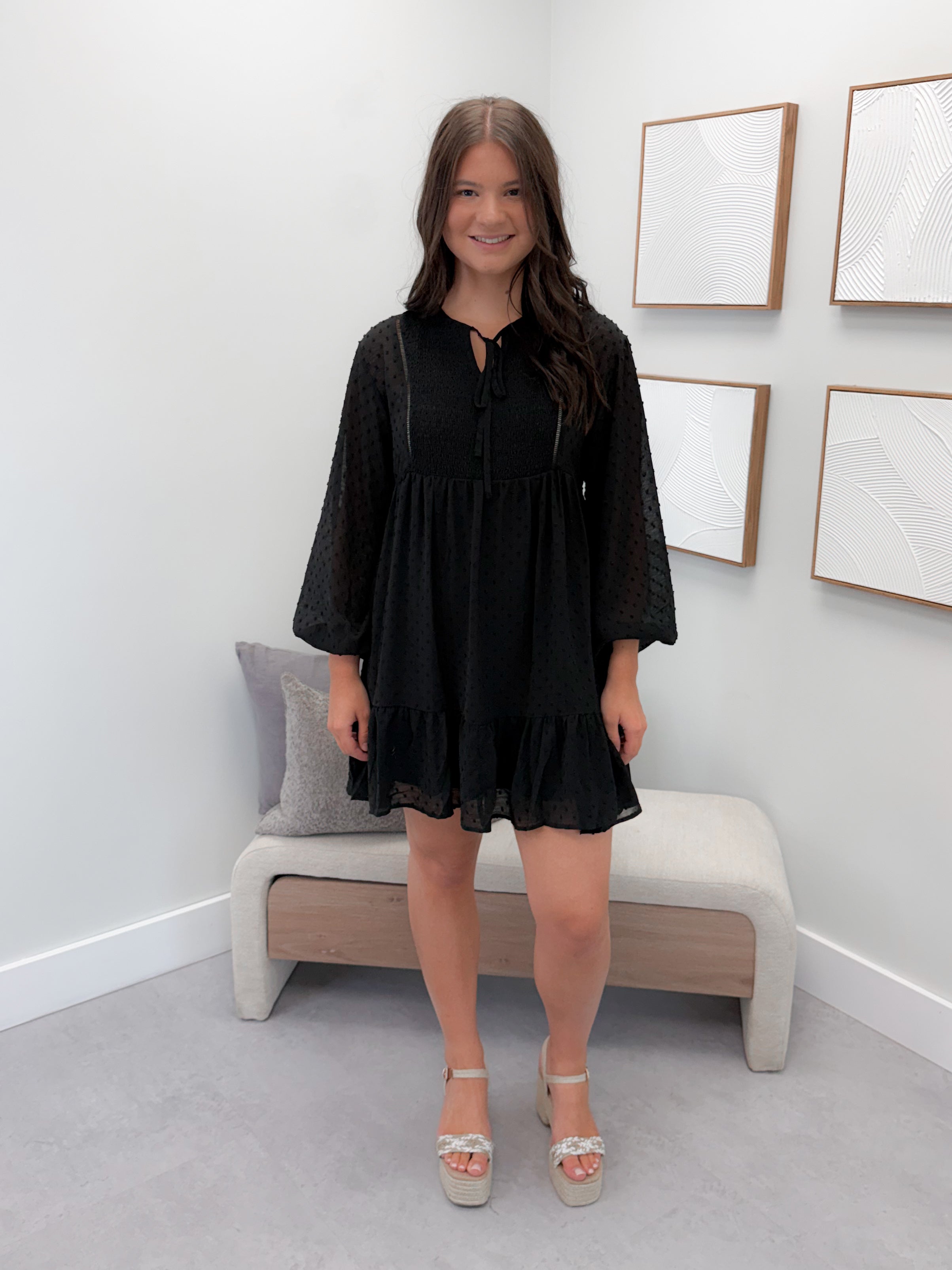 Cole Dress in Black