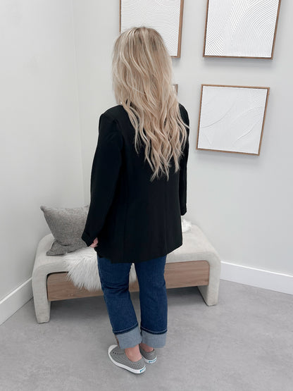 Yours Truly Blazer in Black