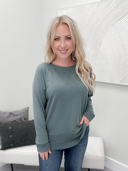 707 Long Sleeve in Juniper by Twenty Nine The Label