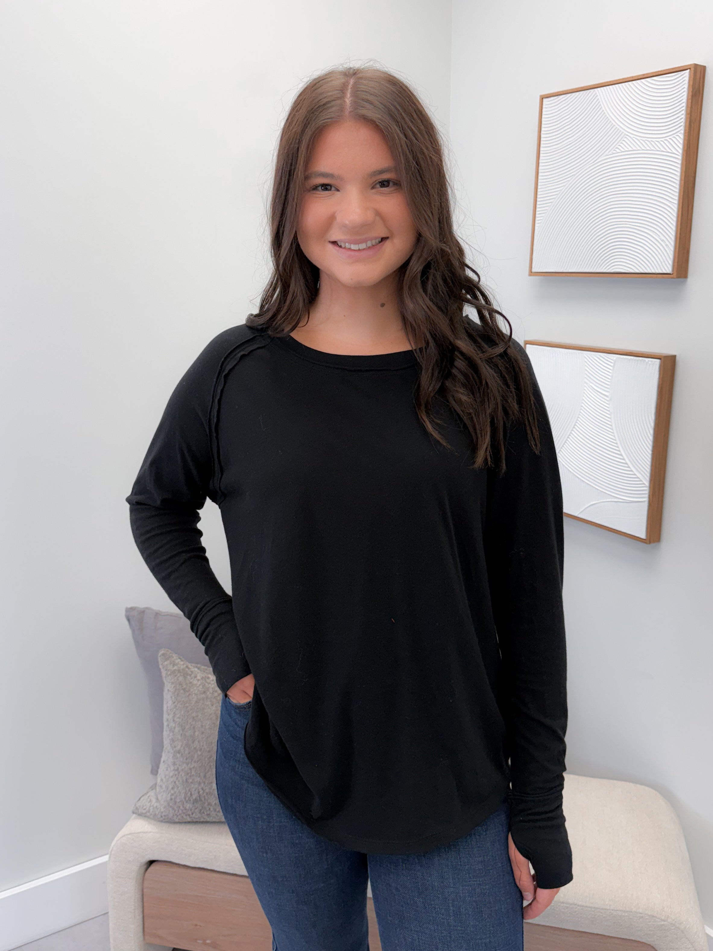 Harlyn Long Sleeve in Black