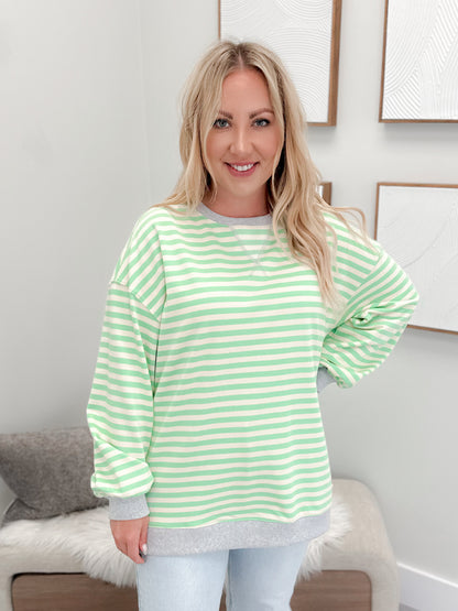 Kylie Striped Pullover