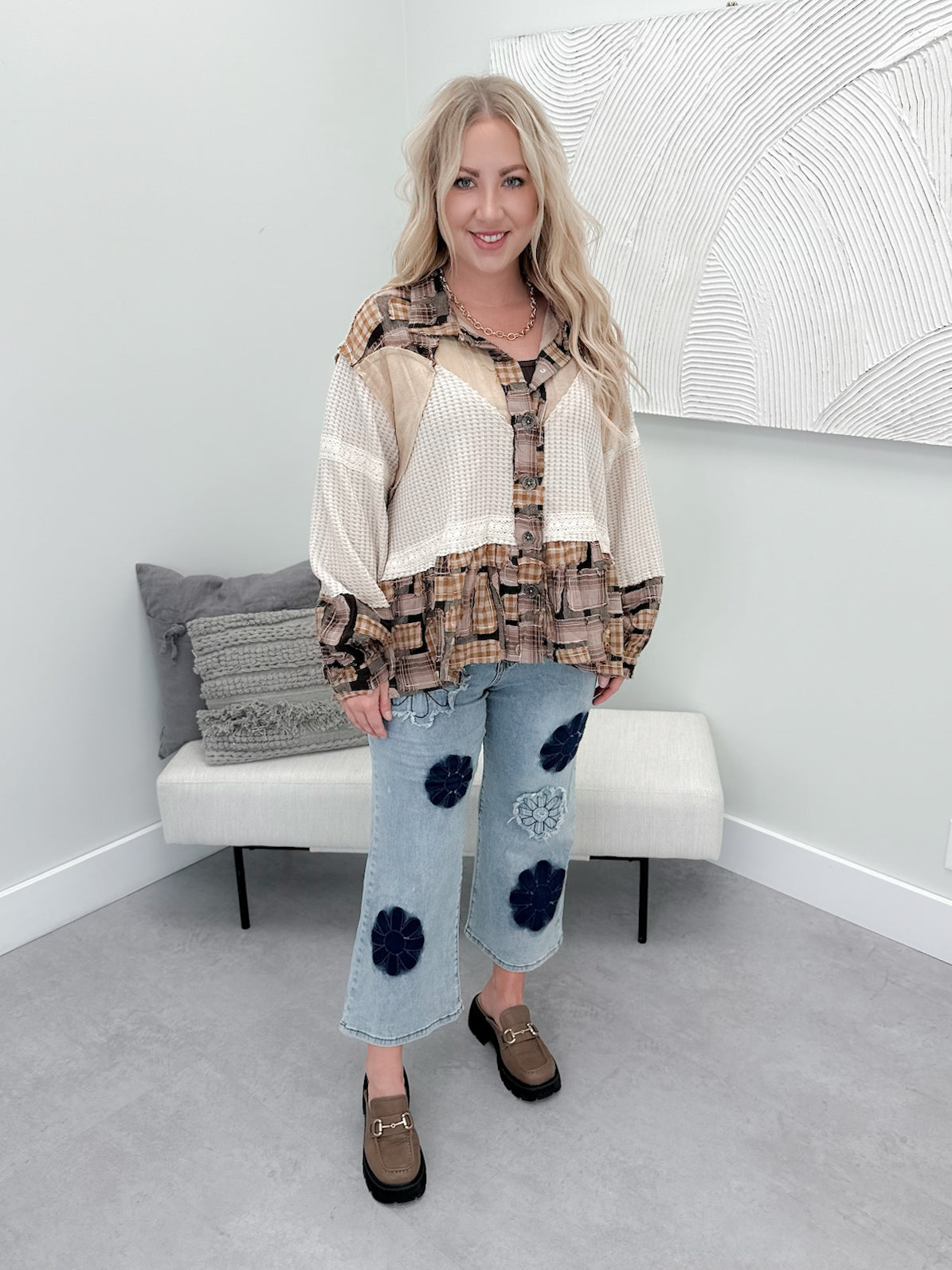 Ambrose Top in Almond by Pol - Small