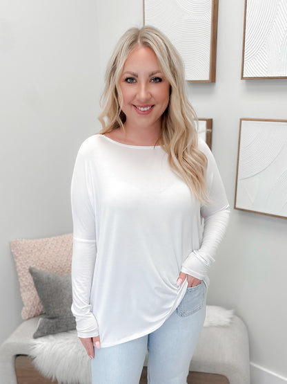 906 Long Sleeve by Twenty Nine The Label in White