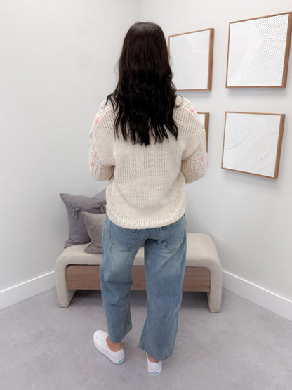 Phoebe Sweater in Cream