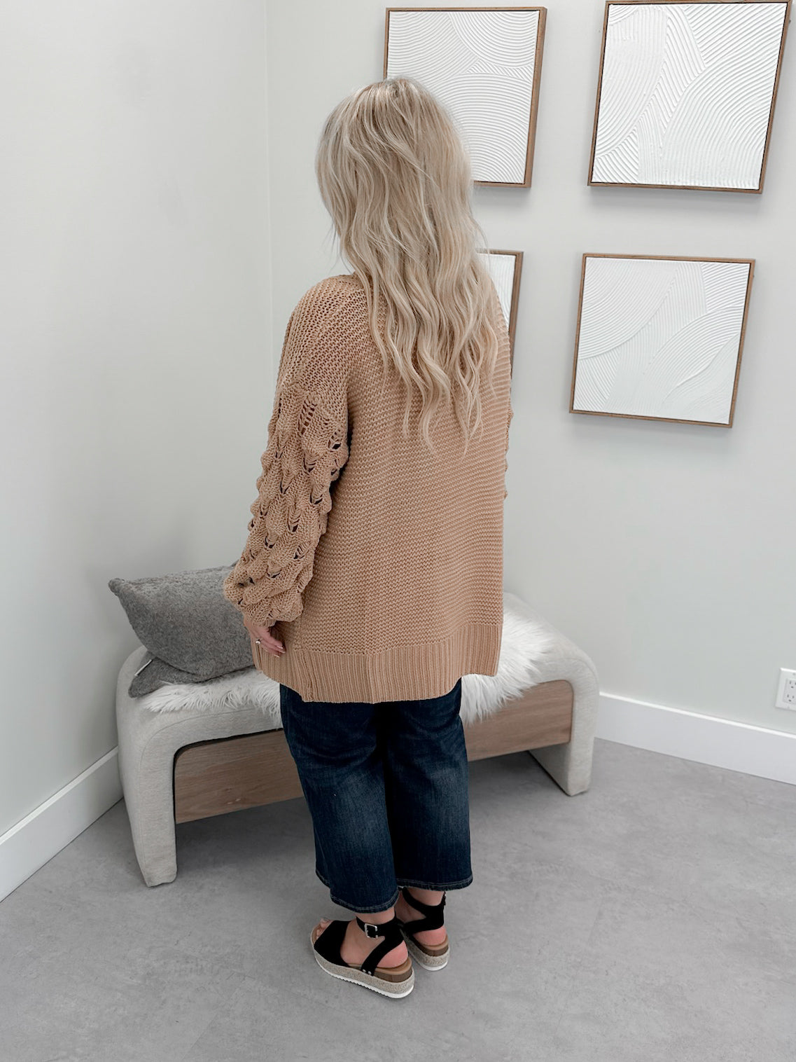 Banks Cardigan in Mocha