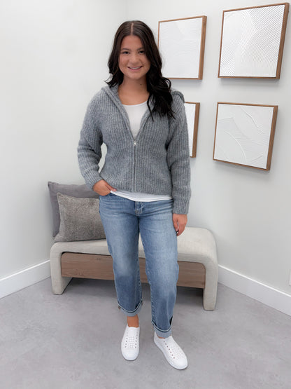 Asha Coatigan in Grey