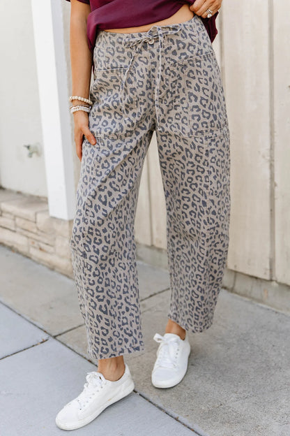 Bowie Pants in Leopard by Ampersand Ave