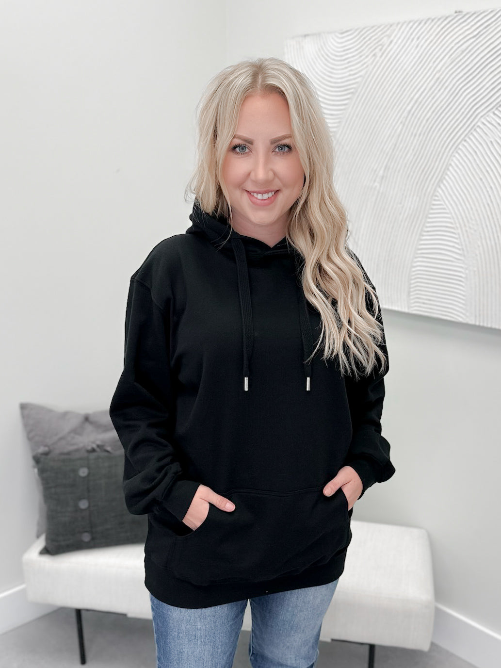 126 Hoodie in Black by Twenty Nine The Label