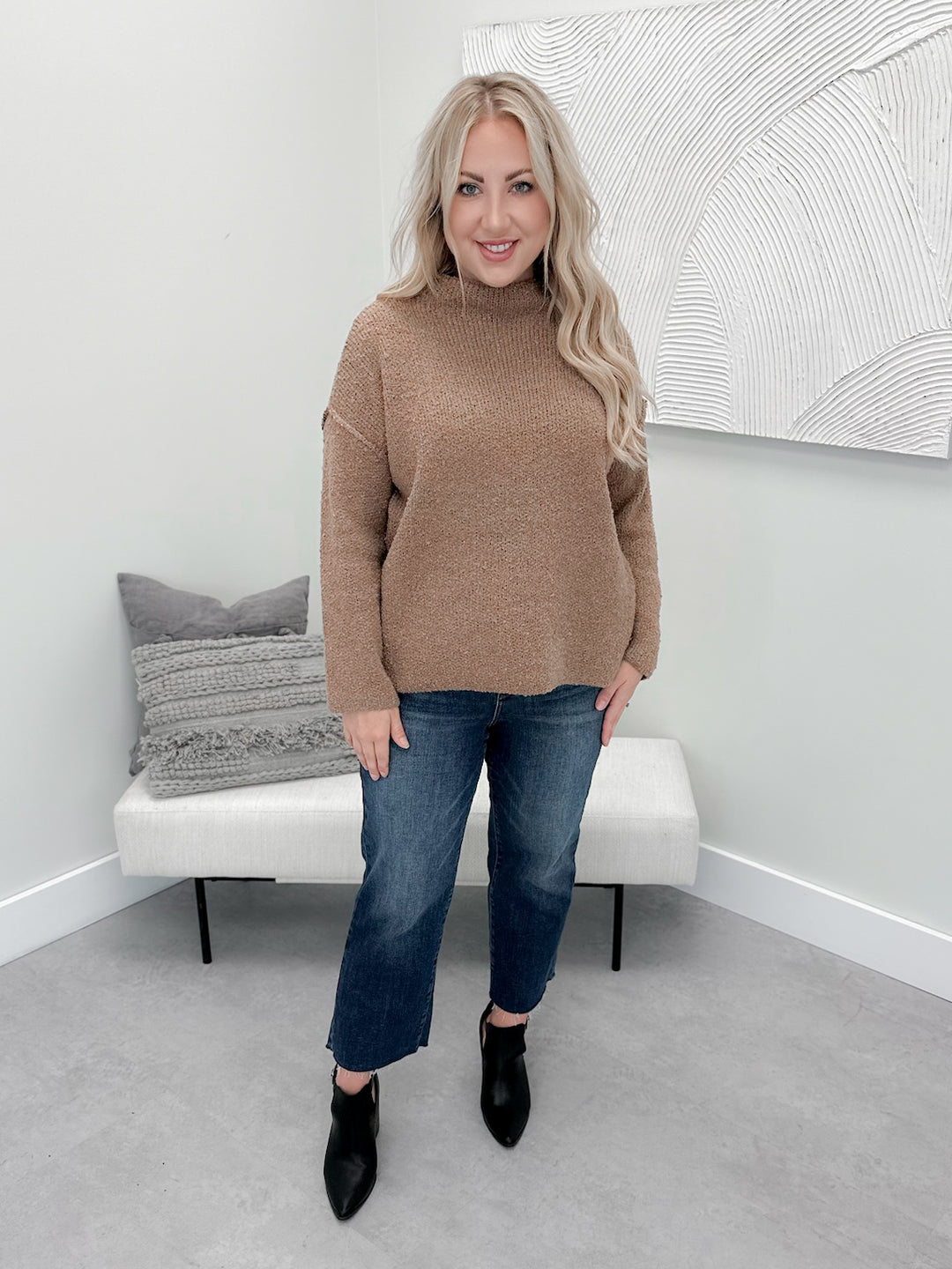 Ida Sweater in Hazelnut