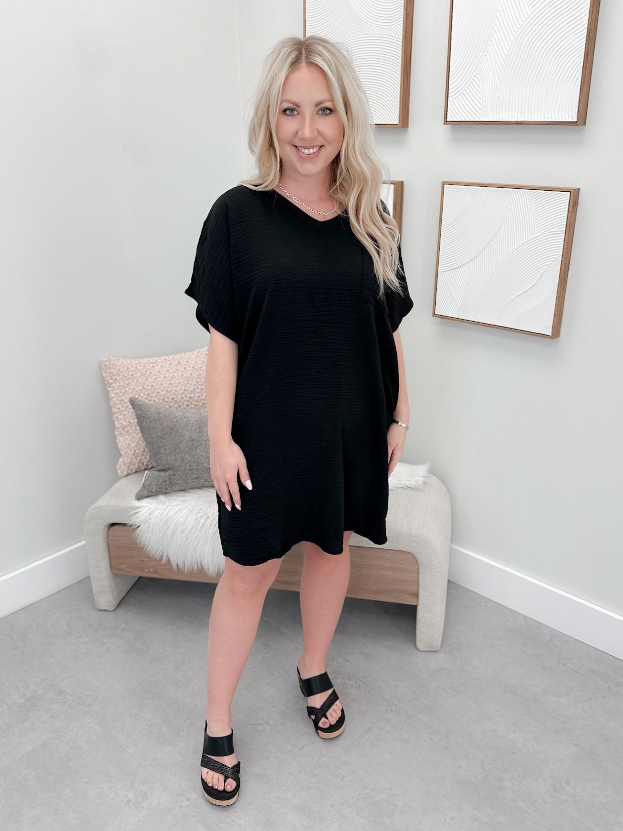 Devon Dress in Black
