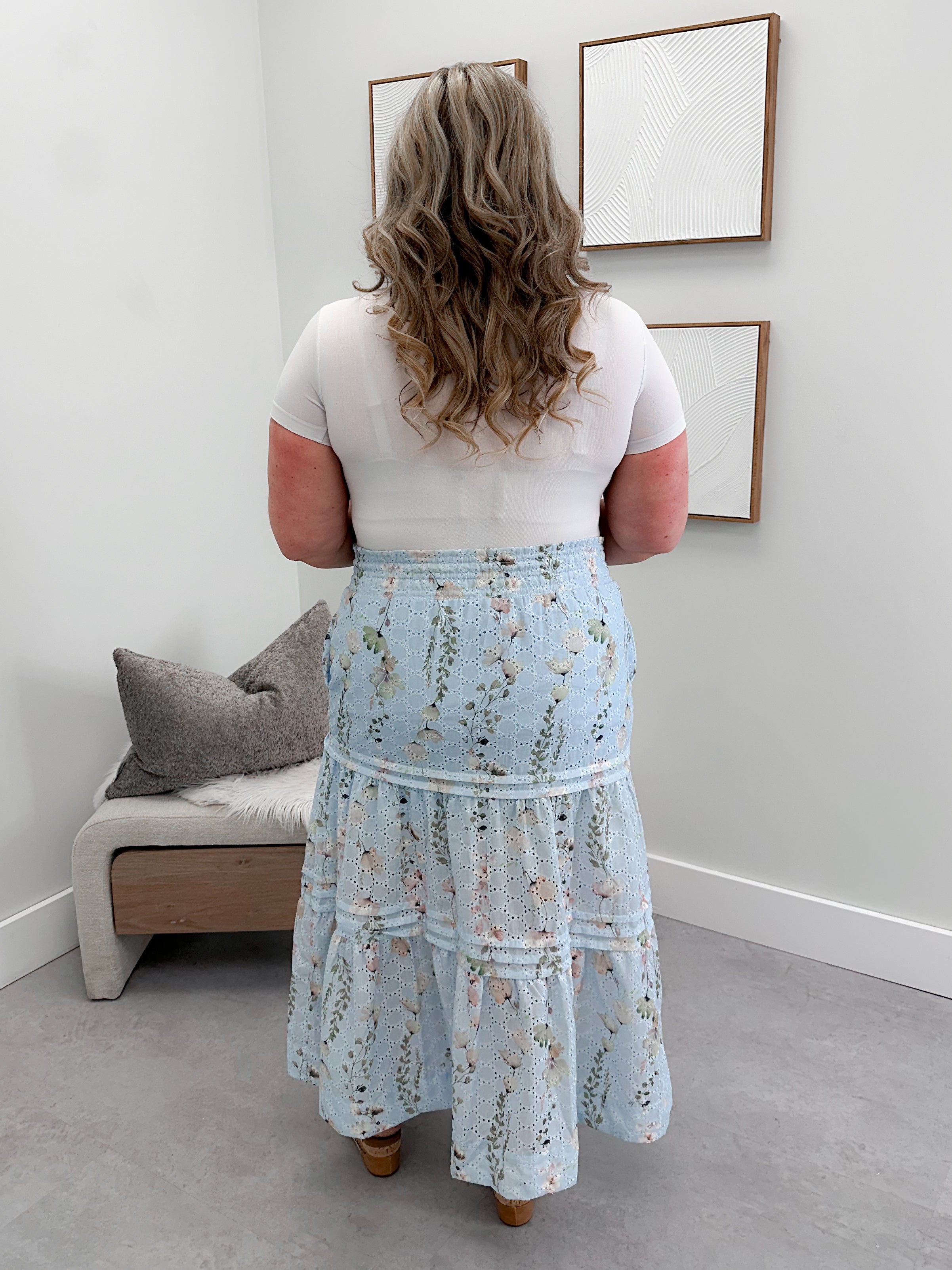 Sweet Pea Skirt in Blue