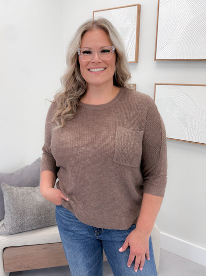 Luna Sweater in Cocoa