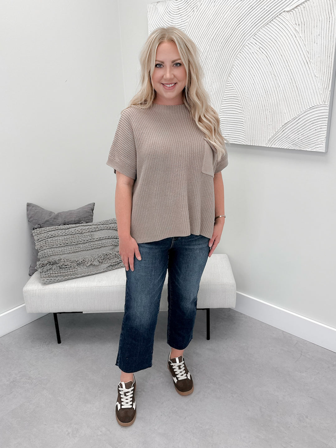 Obi Sweater in Mocha