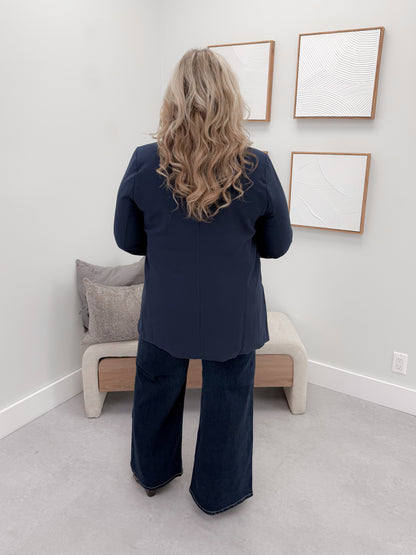 Leigh Blazer in Navy