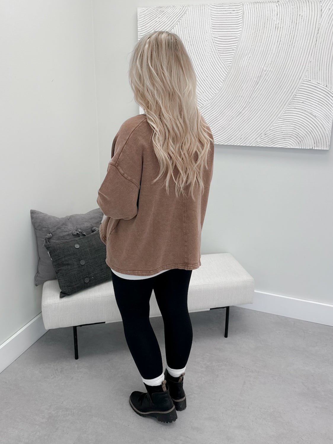 Presley Pullover in Chestnut