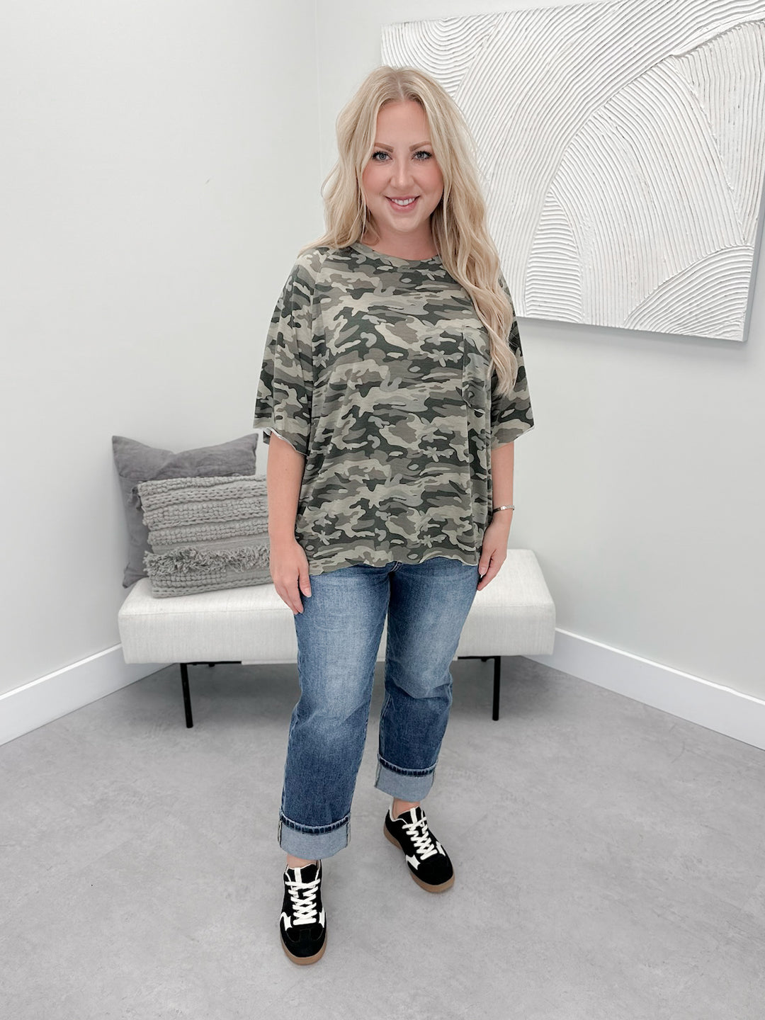 Sally Tee in Camo by Pol
