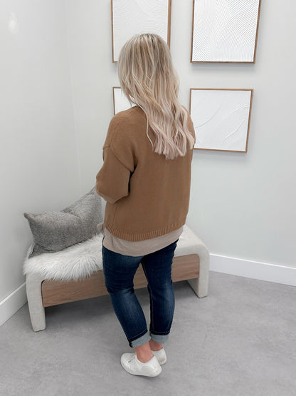 Trout Sweater in Mocha