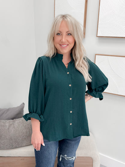 Blaire Blouse in Green