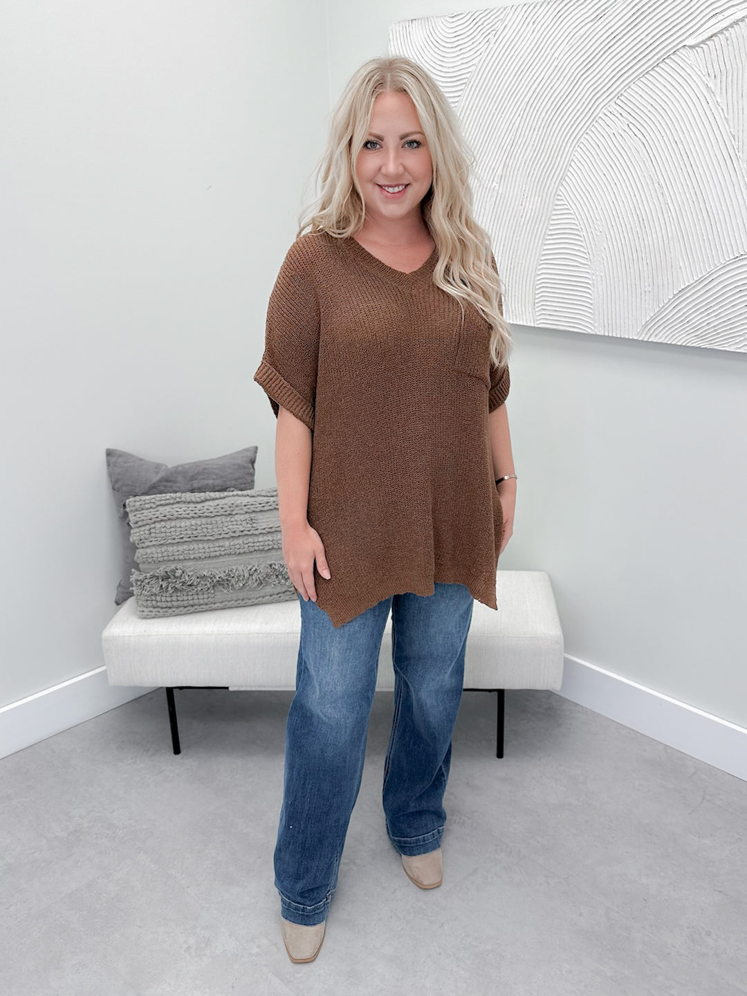 Adrianna Sweater in Brown