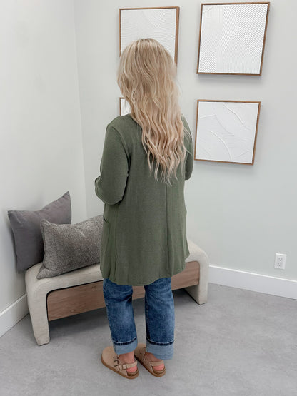Cori Cardigan in Olive