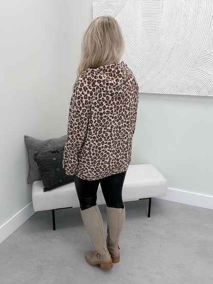 Trooper Hoodie in Leopard