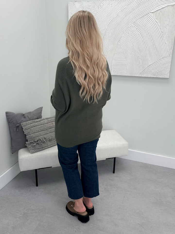 1129 Sweater in Moss by Twenty Nine The Label