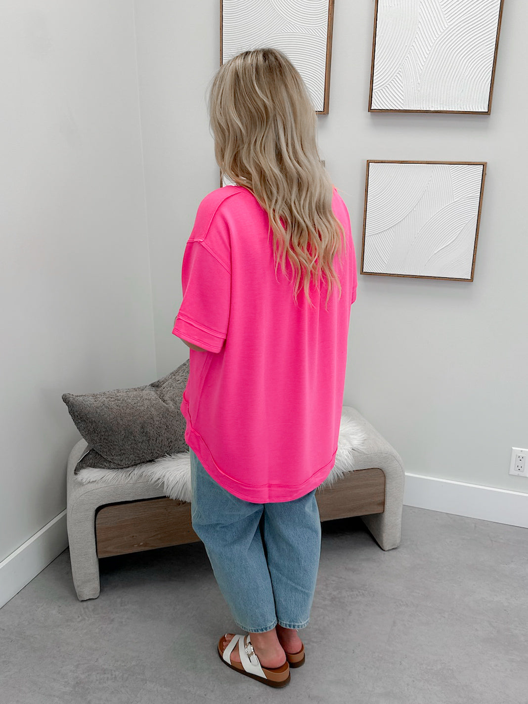 Good Day Tee in Pink